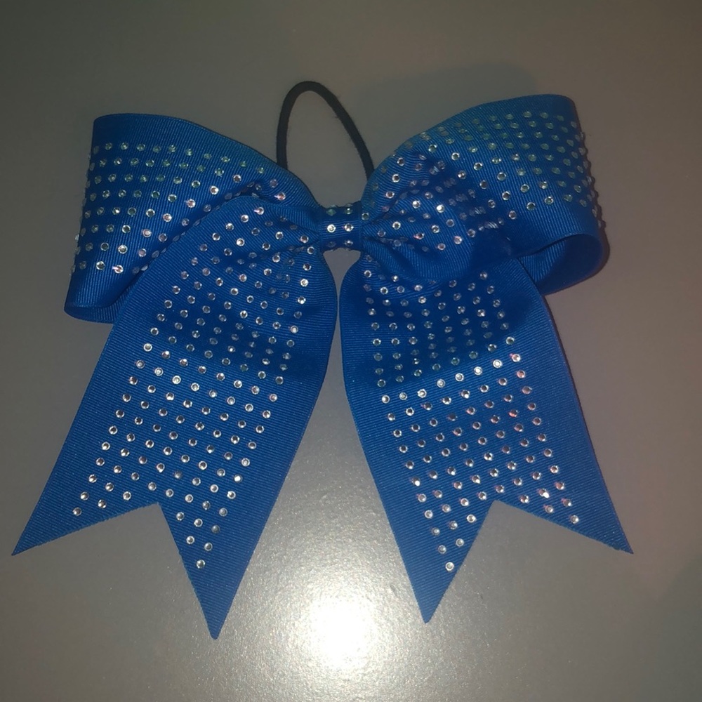 Blue Sparkle Bow